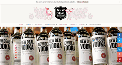 Desktop Screenshot of newdealdistillery.com